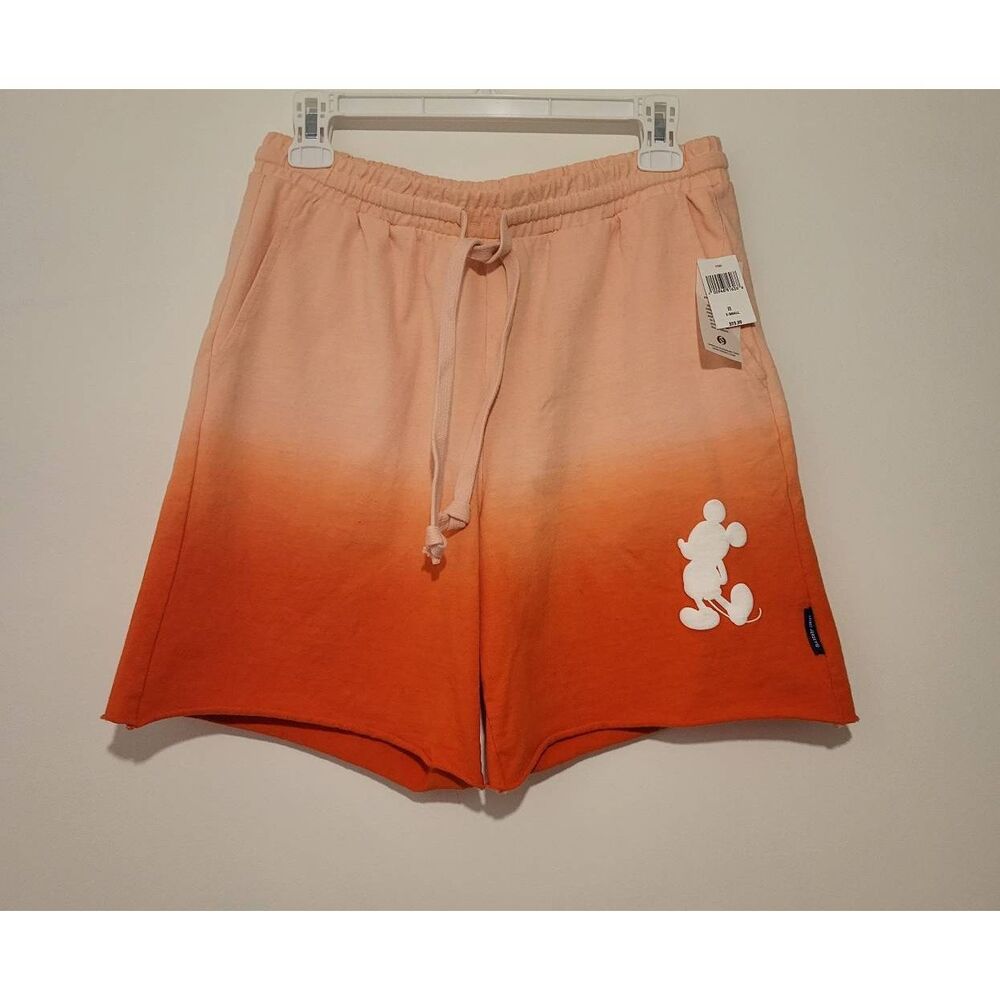 Disney Parks Shorts Size XS Orange Peach Ombre Mickey by Spirit Jersey